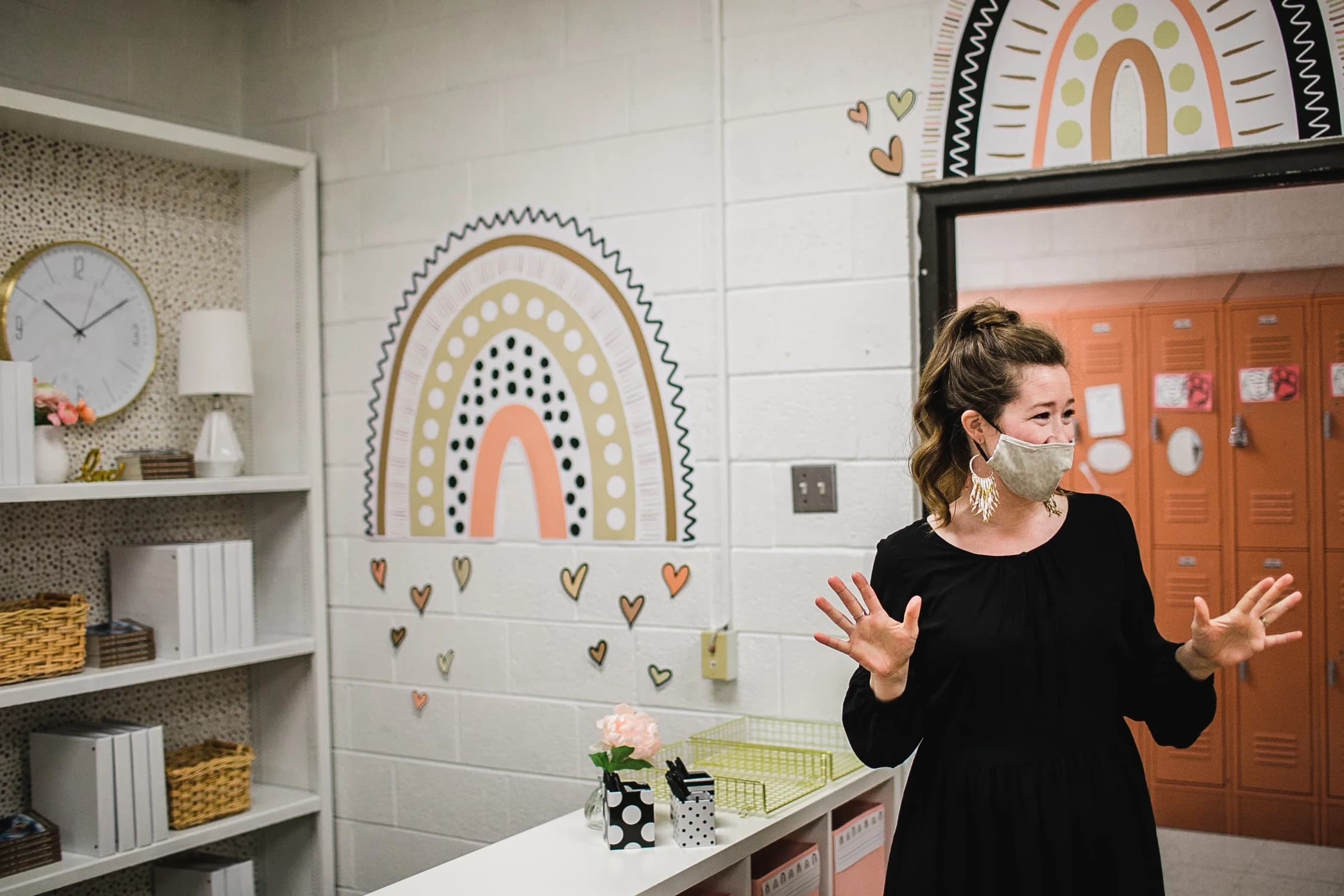 Classroom Makeover: Boho Rainbow