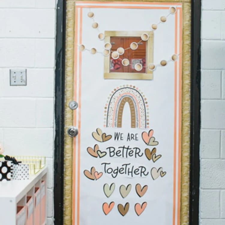 Rainbow Door Decor