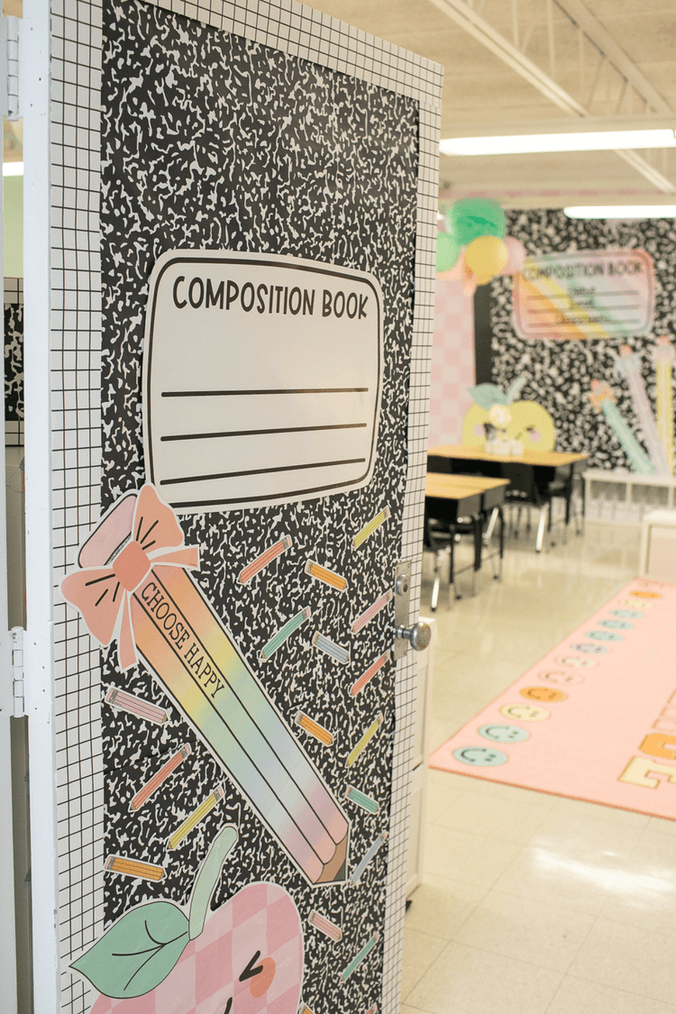 Composition Notebook Classroom Decor