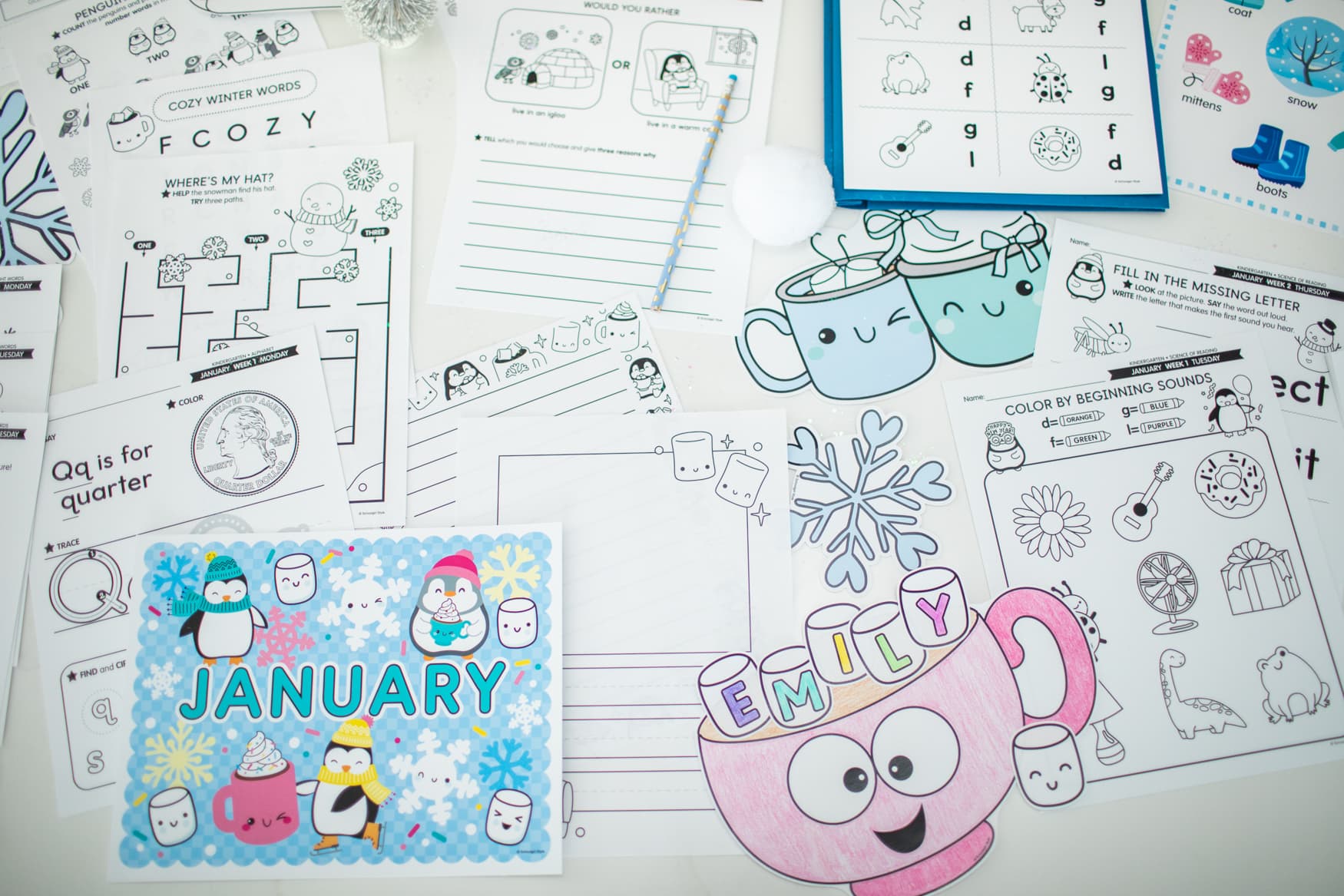 What’s Included In Our January Classroom Resources