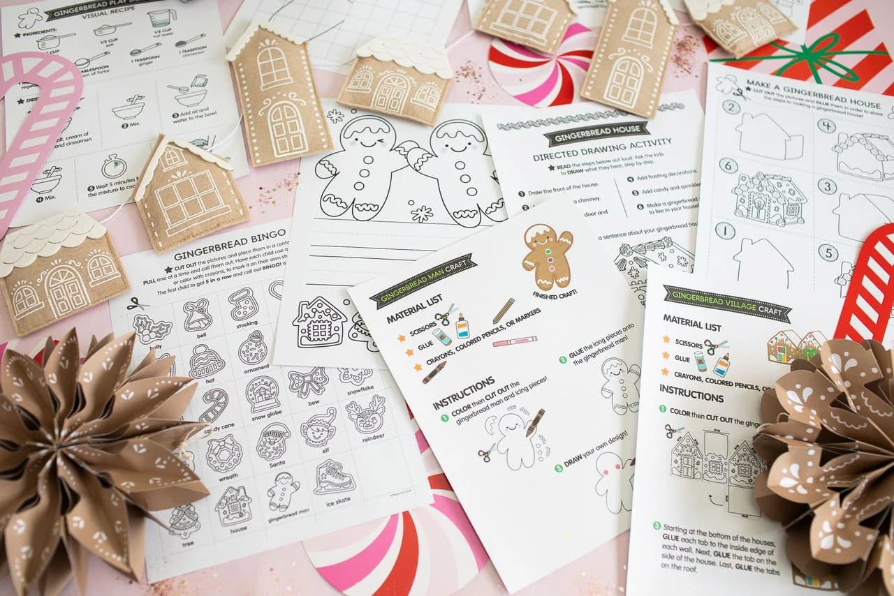 Gingerbread Crafts, Activites, and Classroom Decor