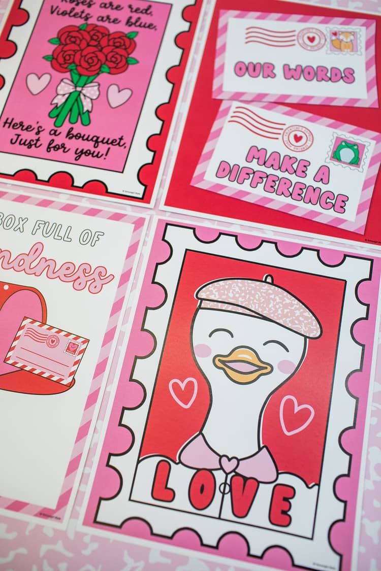 Printable Valentine Mini Posters