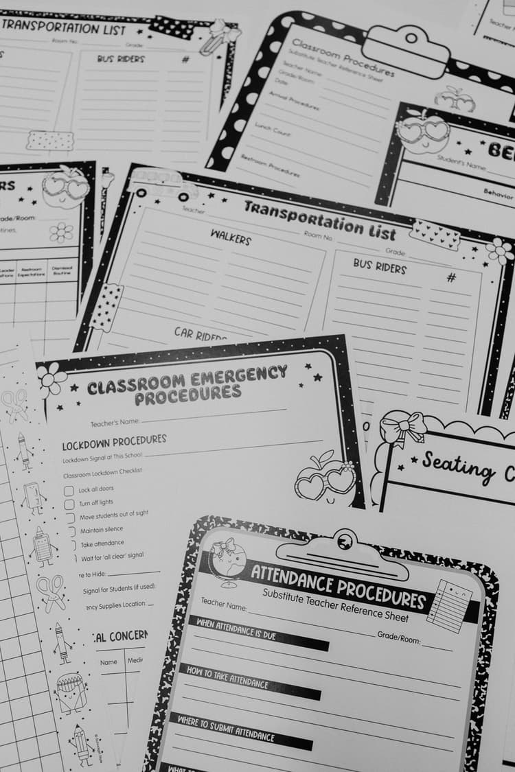 Teacher Planning & Forms