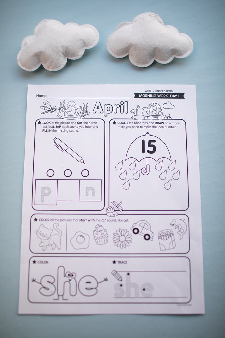 Morning Work Resources