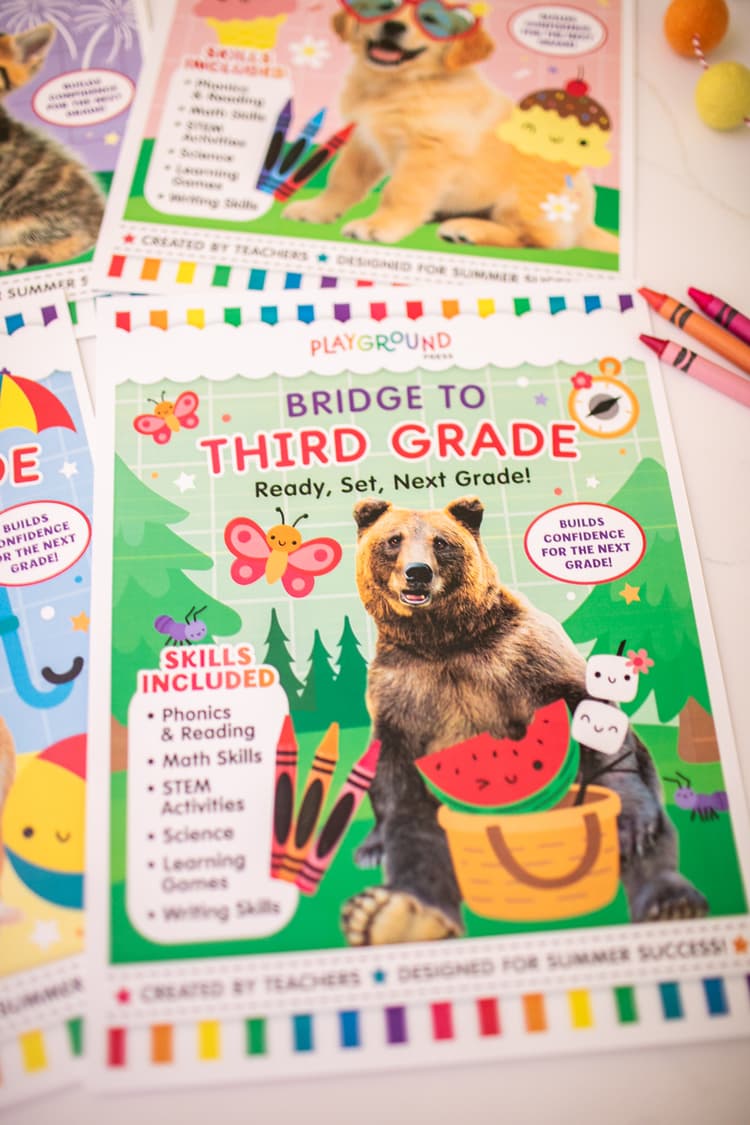 Printable Bridge to Third Grade