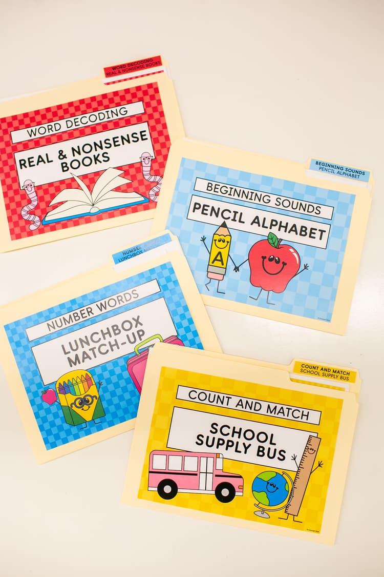 File Folder Games