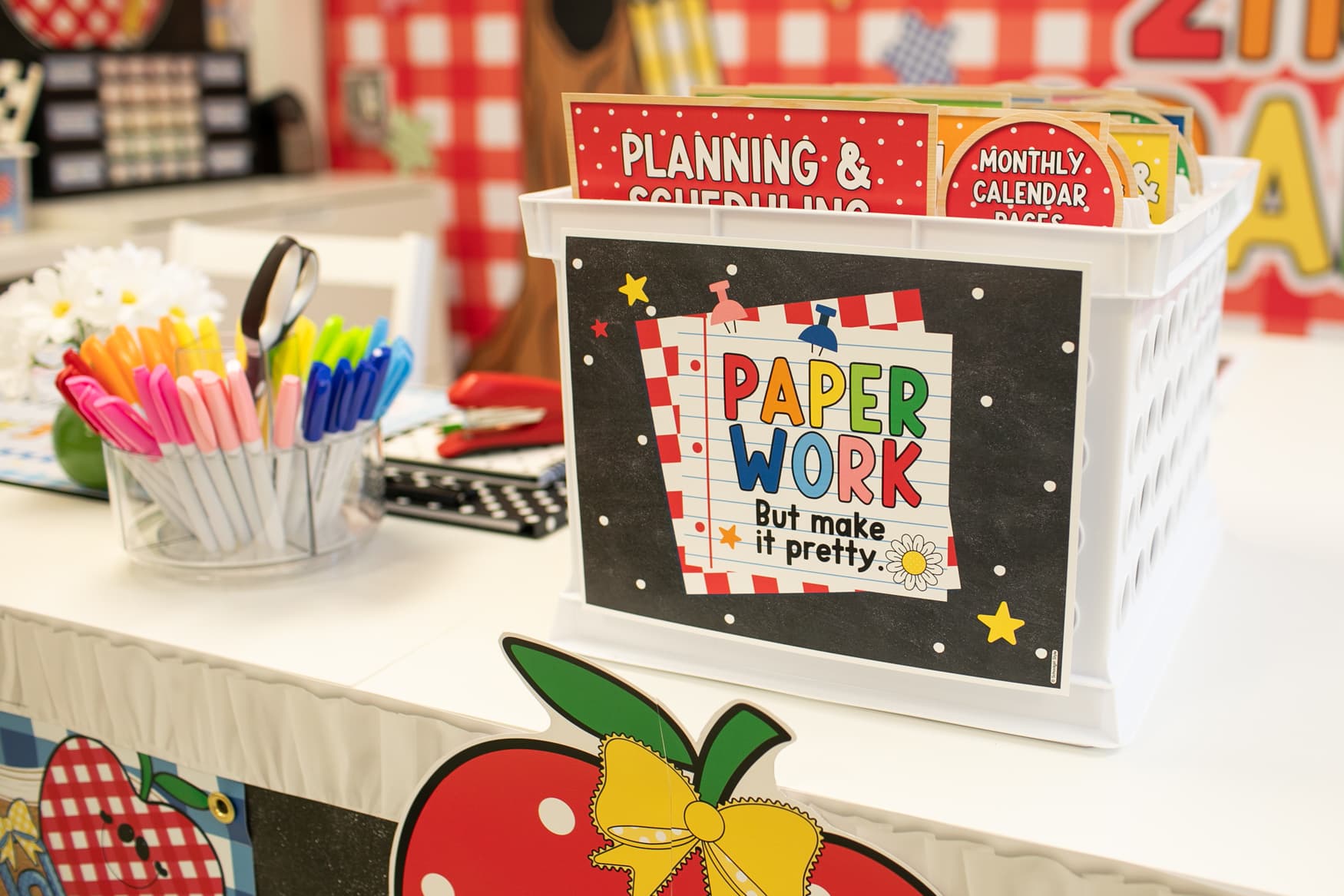Teacher System Bin